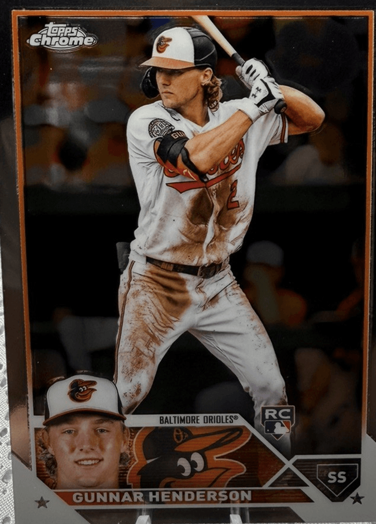 Gunnar Henderson Topps Chrome baseball card